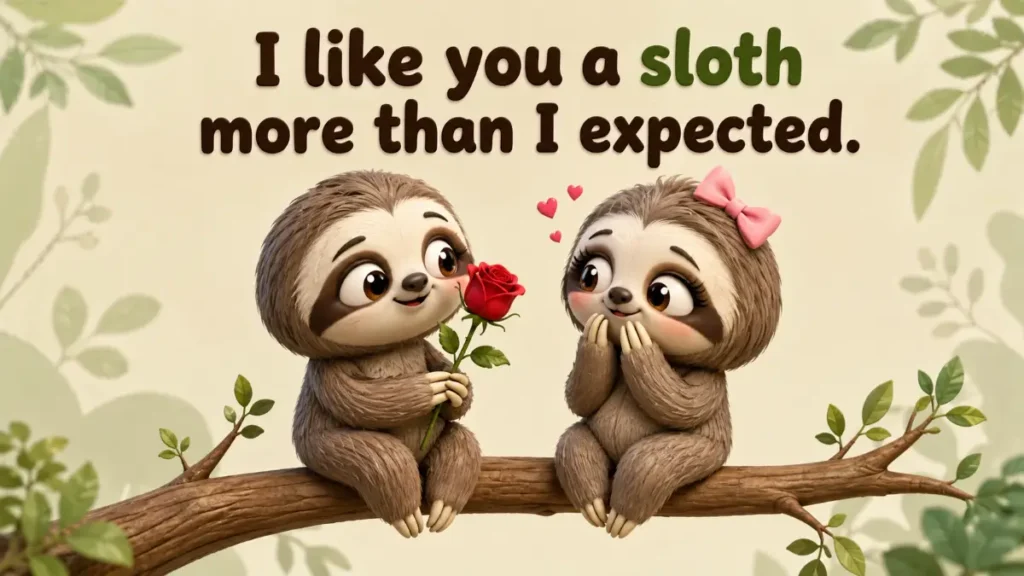 Cute Sloth Puns For Someone You Love