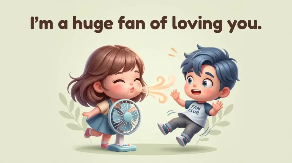 Funny Fan Puns For Love Messages