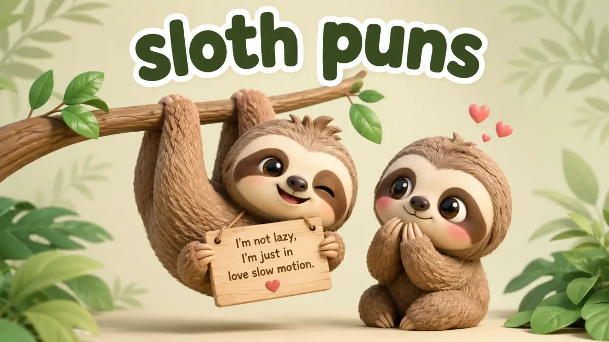 sloth-puns