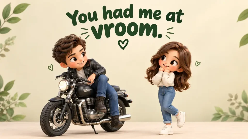 Romantic Motorcycle Puns for Couples