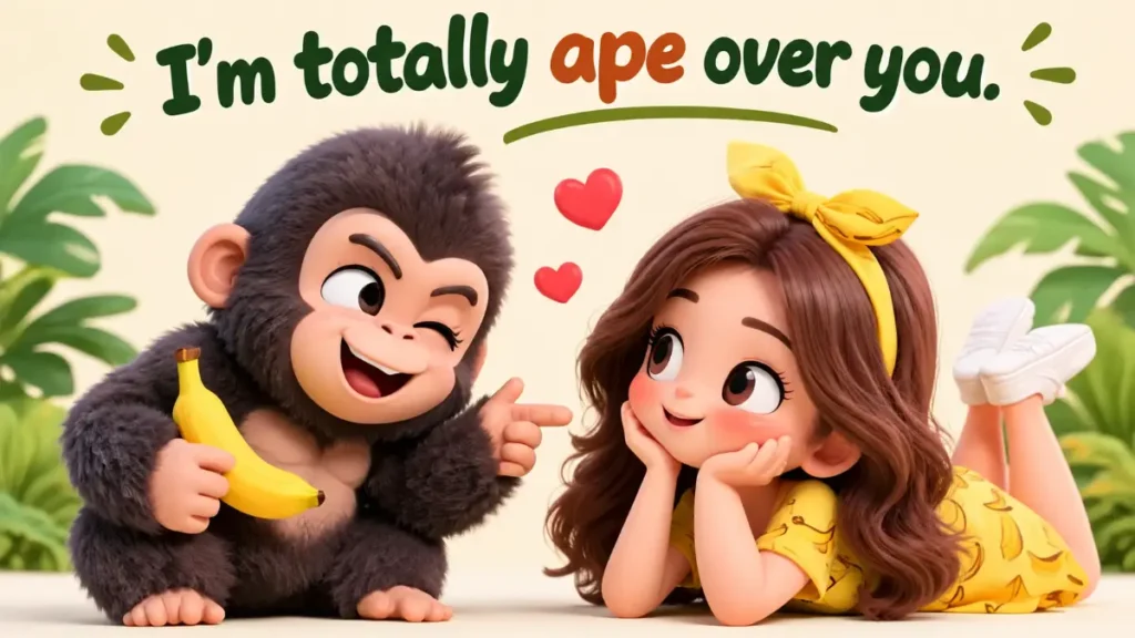 Romantic Jungle Puns for Your Sweetheart
