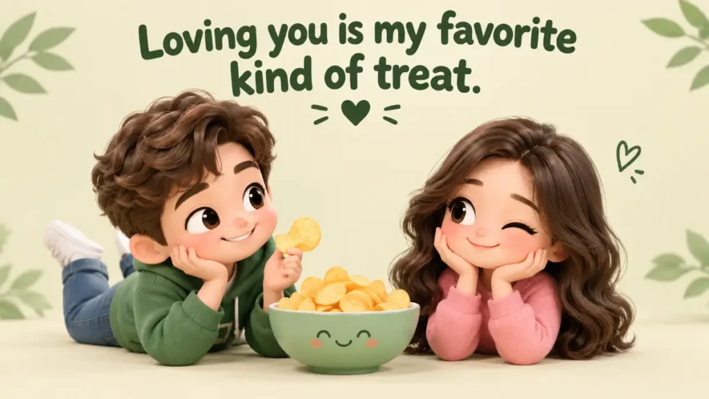 Sweet Chip Puns For Love Messages