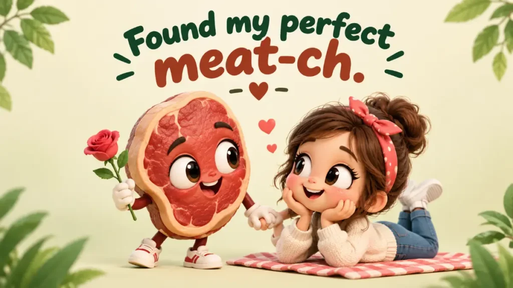 Meat Puns for Instagram Captions and Love Posts