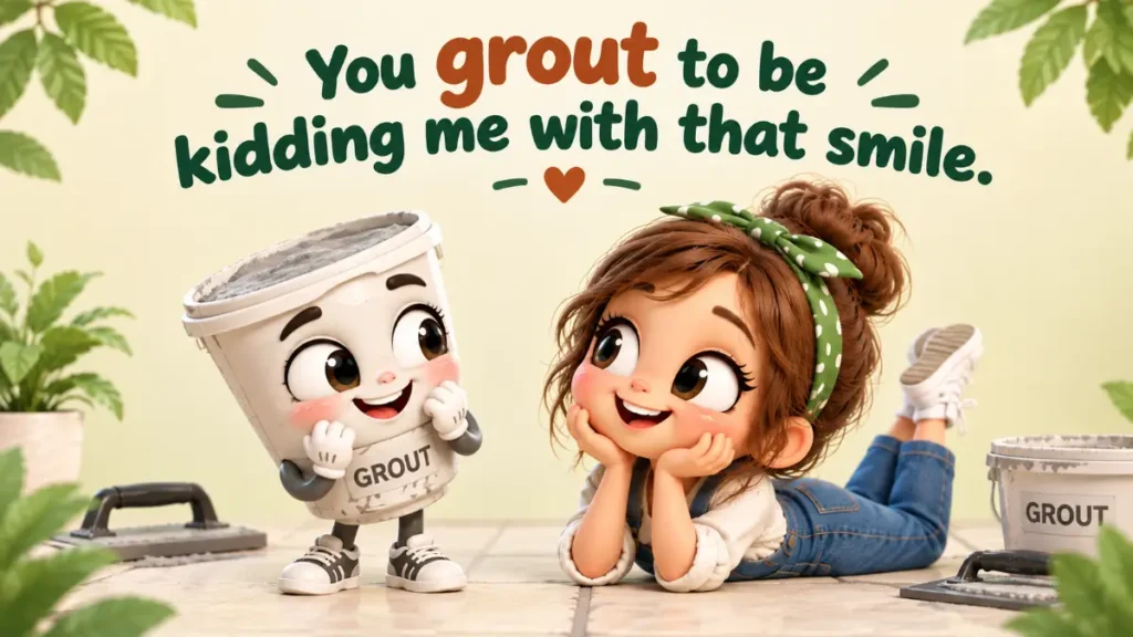 Grout Puns for Your Crush