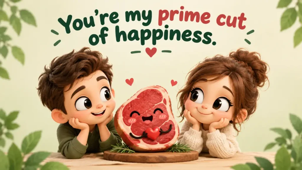Romantic Meat Puns for Your Special Someone